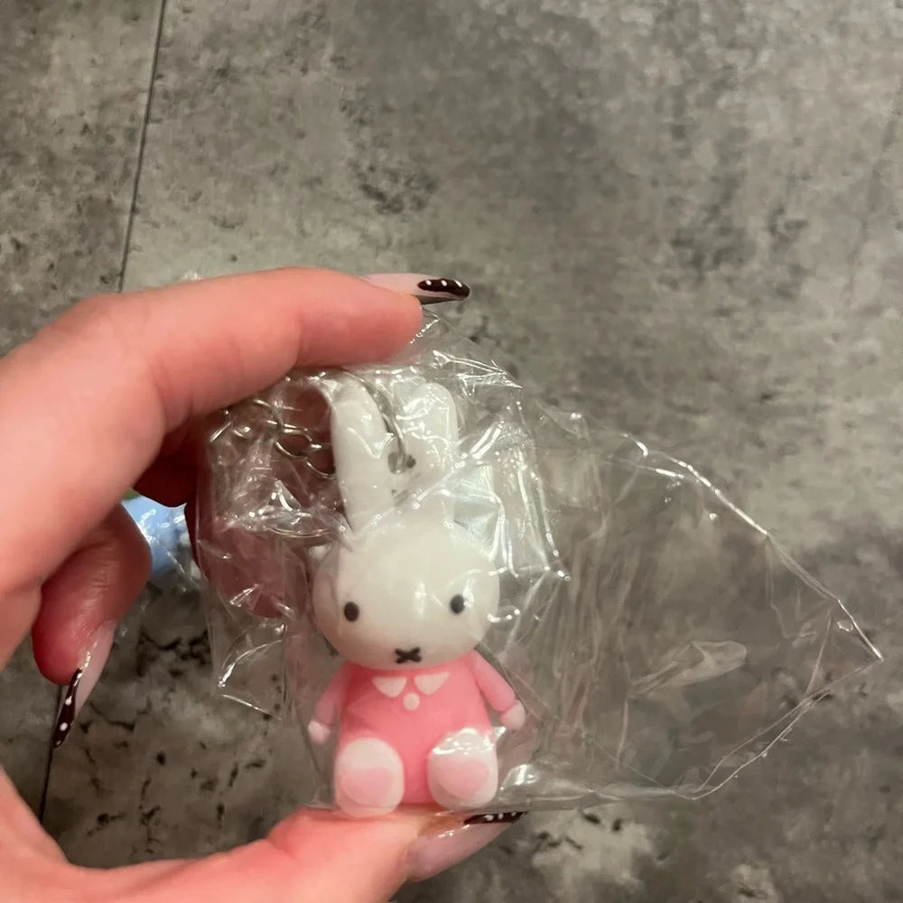 Miffy Keychain Set - Blue, Black, Pink - Picture 2 of 4